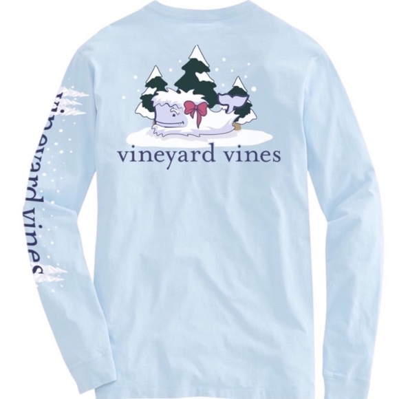 Vineyard Vines Tops - Vineyard Vines Winter Graphic Tee